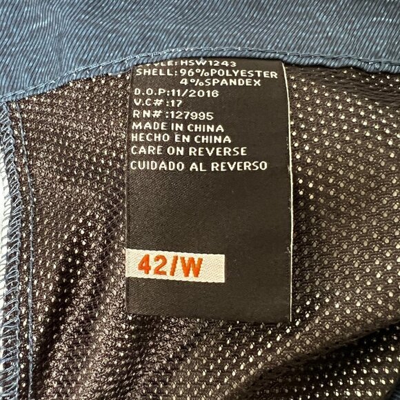 Hawke & Co Lightweight Free Flex Waistband Stretch Golf Short Blue Size 42‎ W - Picture 4 of 10